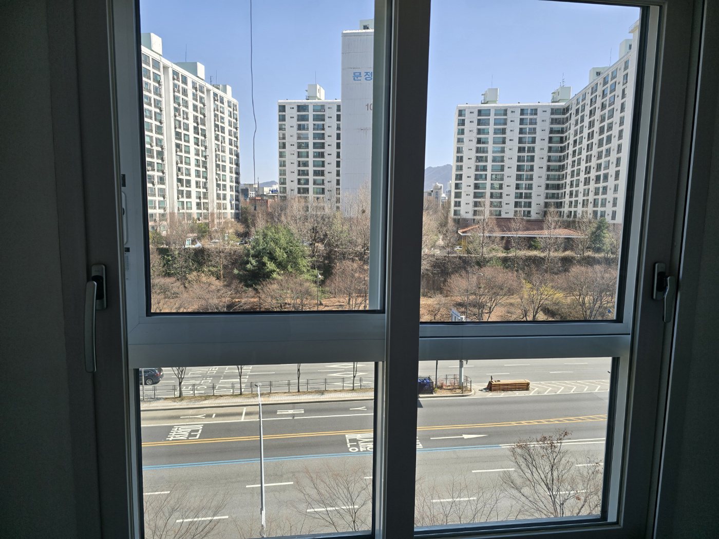 입면분할창 청소 후